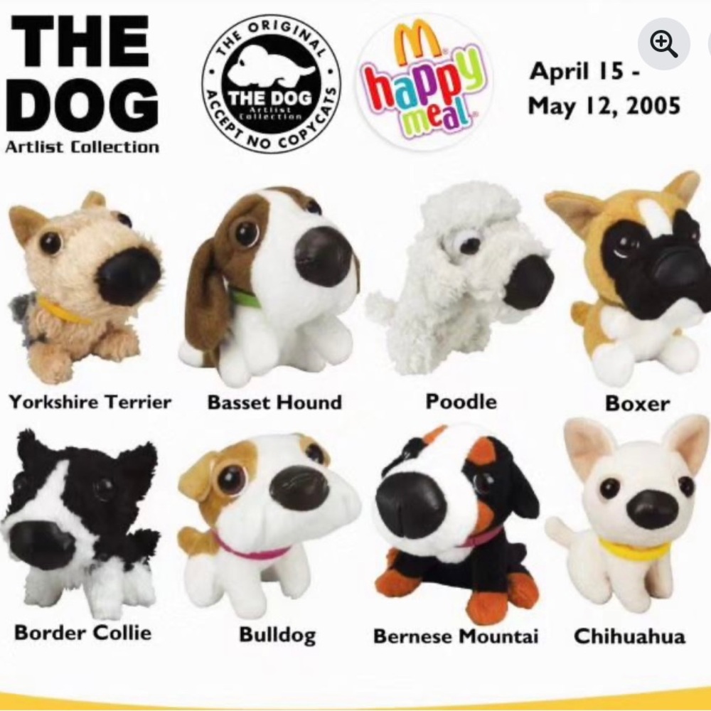 2005 New in Bag Mc Donald’s Happy Meal The Dog complete set of 8.